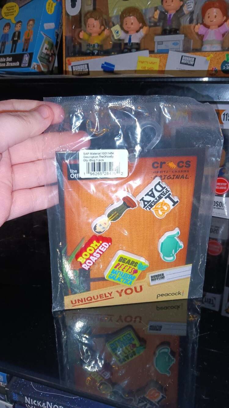 The Office Crocs Jibbitz Charms Uniquely You Limited Edition NEW Pack of 5